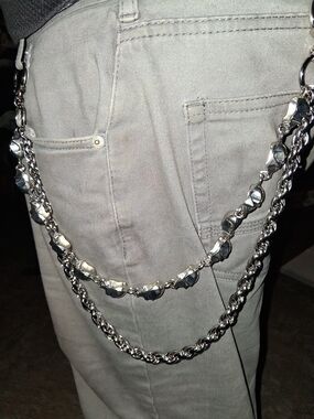 Skull Stainless Steel Wallet Chain